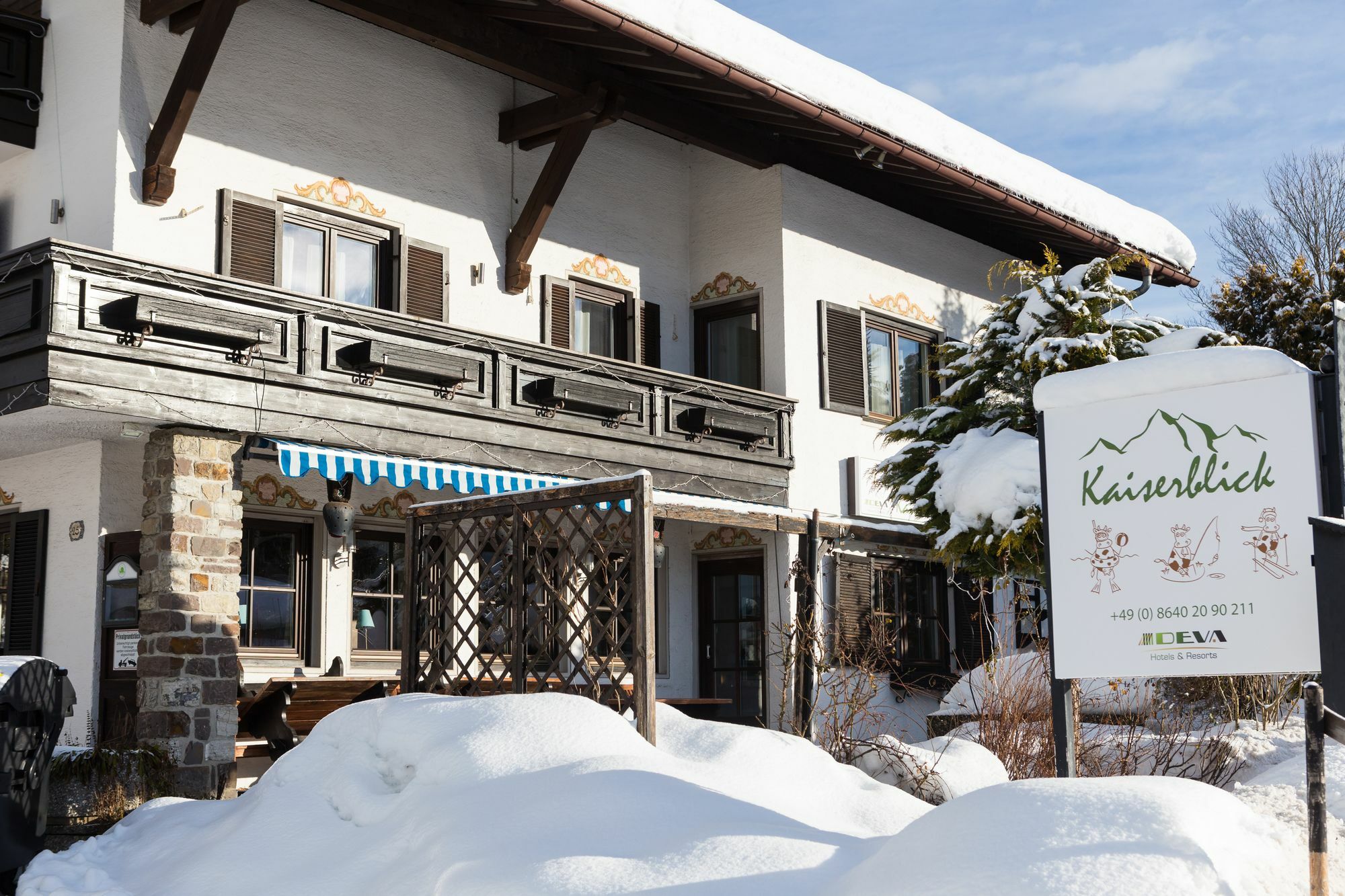 Deva Hotel Kaiserblick Reit im Winkl Exterior photo